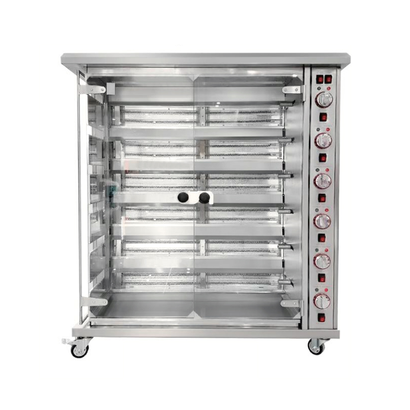 6P Electric Six-Row Vertical Chicken Rotisserie