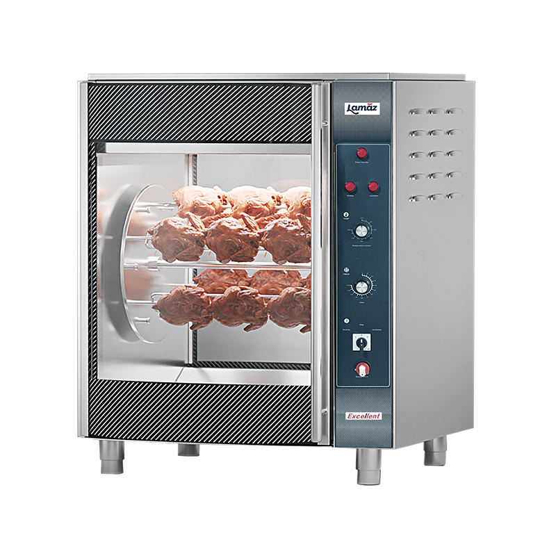 8S Electric Eight-row Mechanical Horizontal Chicken Rotisserie