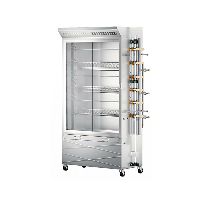 6B Gas six fork vertical Chicken Rotisserie