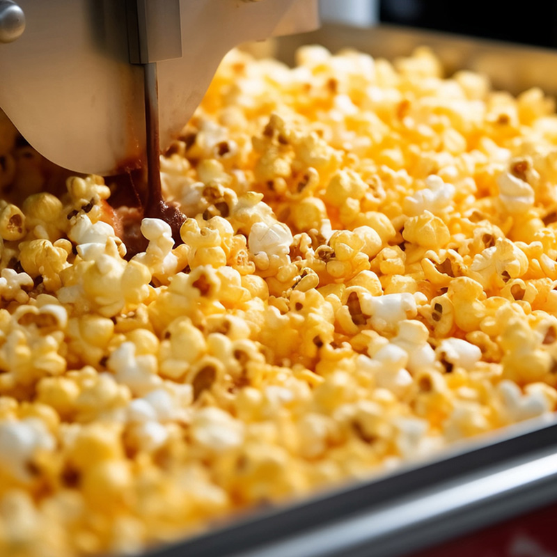 CY-550 Automatic Mixing Gas Popcorn Machine