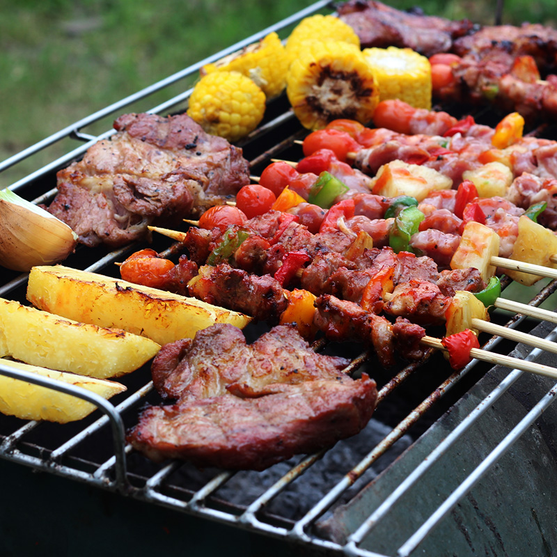 130B-22 Four-Control Gas Infrared BBQ Grill