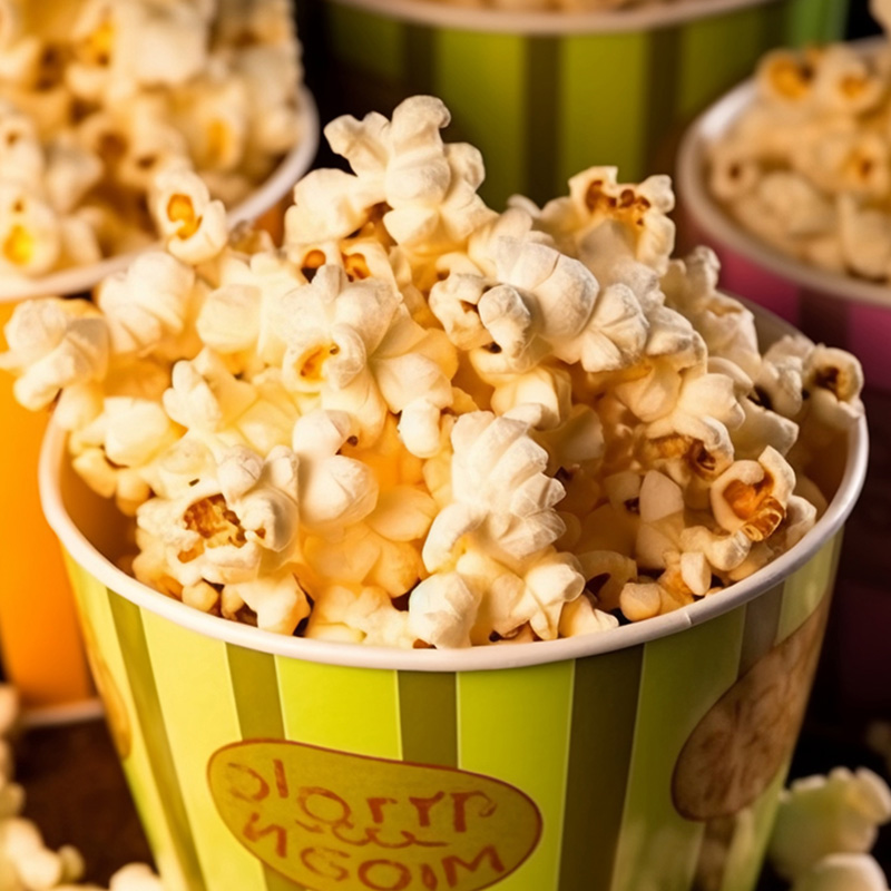 CY-550 Automatic Mixing Gas Popcorn Machine